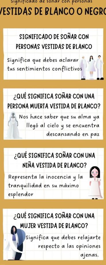 ¿Que Significa Soñar Con Una Niña Vestida De Blanco?