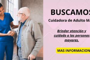 Bolsa de Trabajo para Cuidado de Adulto Mayor