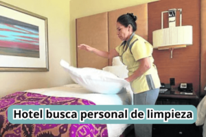 Hotel busca personal de limpieza