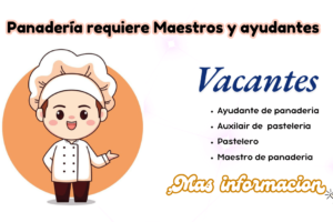 Panadería requiere Maestros y ayudantes