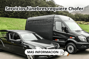 Servicios fúnebres requiere Chofer