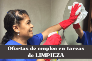 Ofertas de empleo en tareas de Limpieza