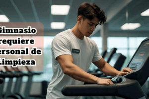 Gimnasio requiere Personal de limpieza