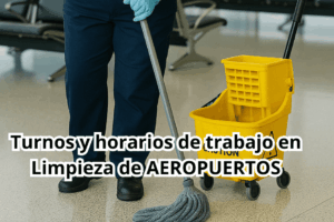 Turnos y horarios de trabajo en Limpieza de Aeropuertos