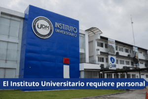 El instituto universitario del centro de la Ciudad busca personal